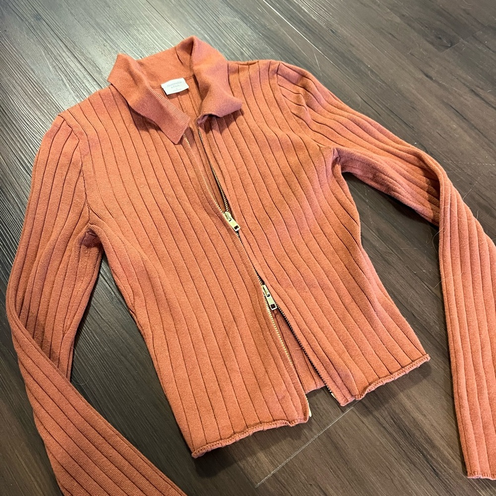 Abercrombie Long Sleeve Zip Polo